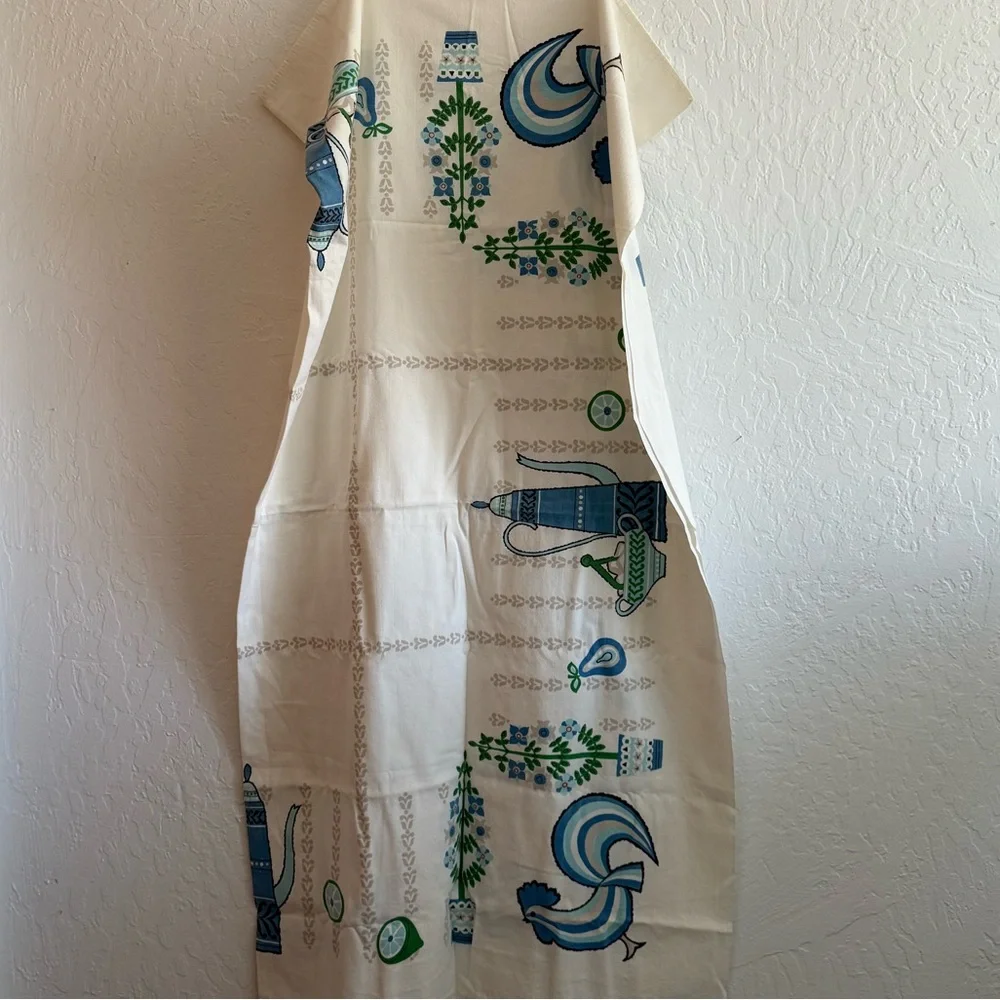 Bundle 3 for 50% off 1950s Midcentury Printed Square Cotton Tablecloth